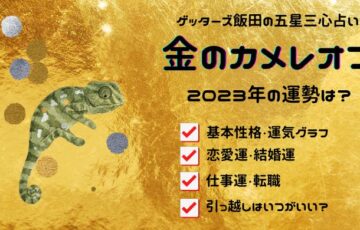 金のカメレオン座の2023年運勢